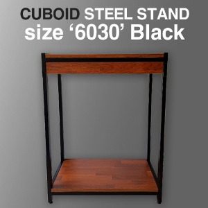 큐보이드 스틸스탠드 블랙 2자 슈퍼슬림 (6030)