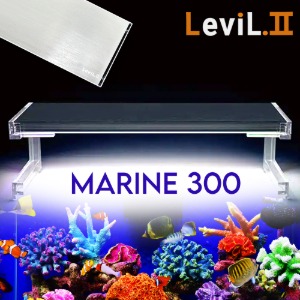 리빌 2세대 슬림 LED 수족관 조명 300 (해수어 산호용) 실버