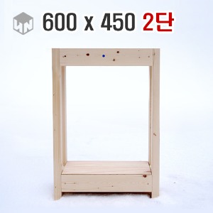 큐보이드 미송 원목 축양장 60x45 (2단)