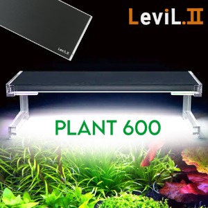 리빌 2세대 슬림 RGB LED 수족관 조명 600 (열대어 수초용) 블랙